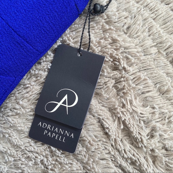 NWT 🏷 Adrianna Papell blue petite dress 10P - Picture 3 of 7